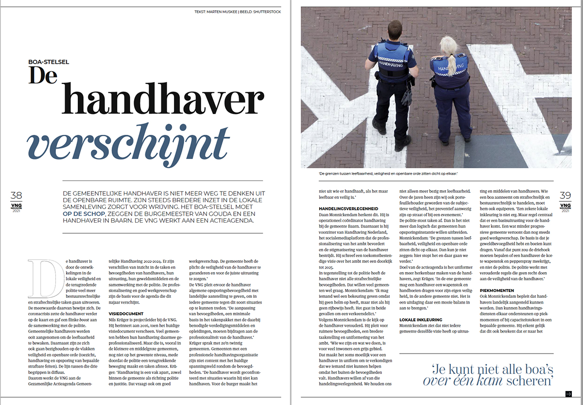 Actieagenda gemeentelijke handhaving 2022-2024